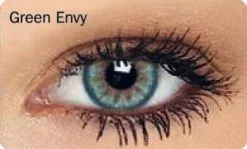 Green Envy Cosmetic Glamour Contact Lenses – Bella – Pair