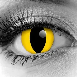 GOTHIKA Yellow Cat Eye Theatrical Contact Lenses – Pair