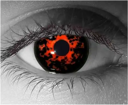 Helghast Corneal Contact Lenses โ Gothika Custom โ Pair
