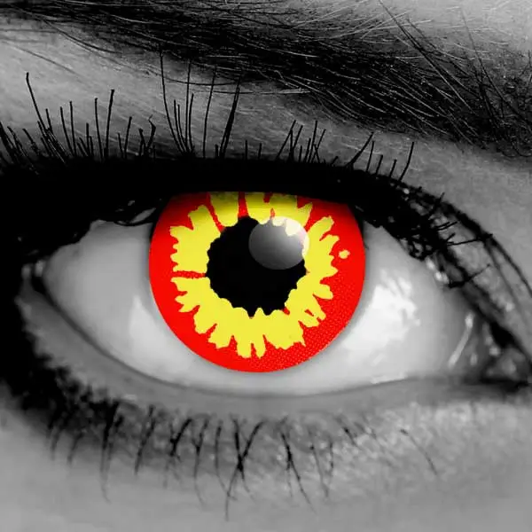 GOTHIKA Red Wolf FX Contact Lenses β Pair