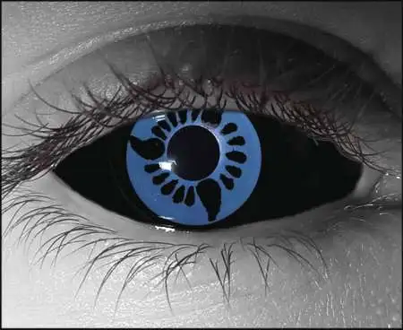 U Itachi Sclera Contact Lenses 22mm β Gothika Custom β Pair