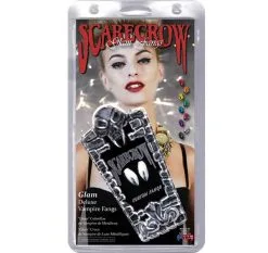 Scarecrow Classic Chrome Metallic Vampire Fangs