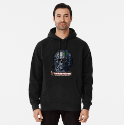 The Horror Dome HorrorDome Zombie Skull Pullover Hoodie
