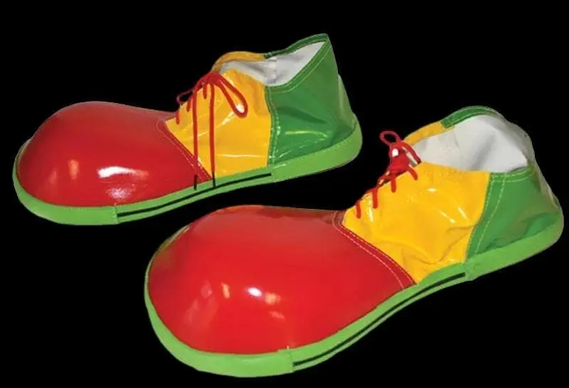 Morris "Red, Yellow And Green" Clown Shoes