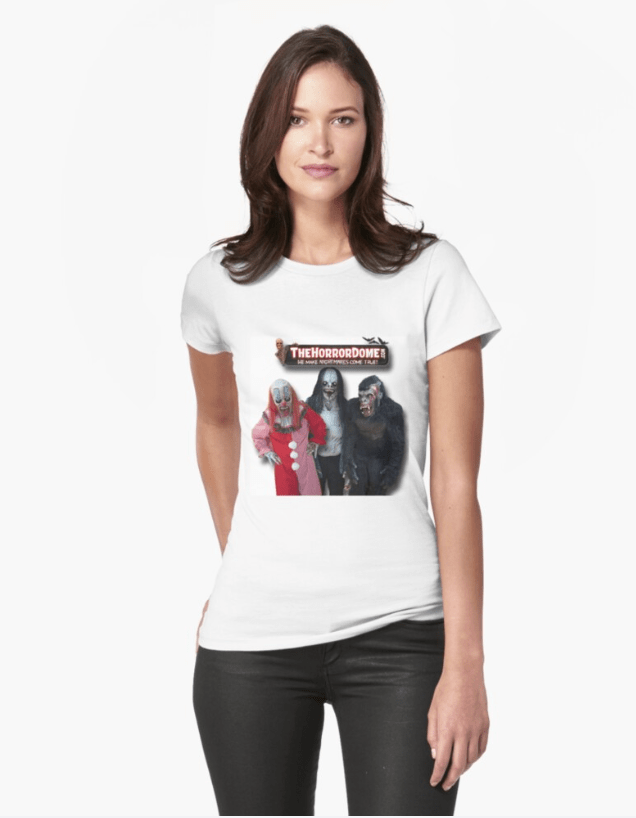 The Horror Dome Women's HorrorDome Monster Fitted T-Shirt